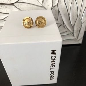 Michael Kors Gold Stud Earrings